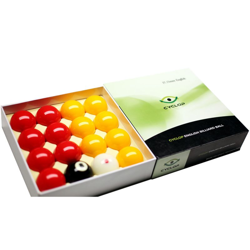 Billaresbalsalobre Juego Bolas Pool English Cyclop Standard Ball Set 57.15mm - Imagen 3