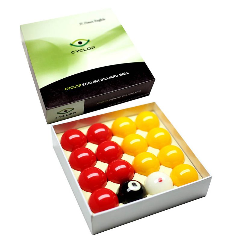 Billaresbalsalobre Juego Bolas Pool English Cyclop Standard Ball Set 57.15mm