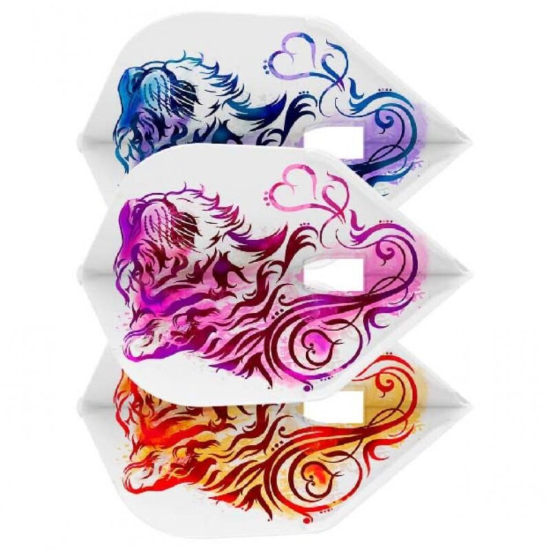 Billaresbalsalobre Plumas L-style Champagne Flights L3Pro Shape Kasumi Sato V2  sL3PRO-Kasumi Sato V2-White - Imagen 3
