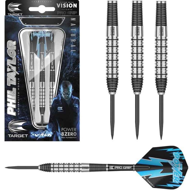 Billaresbalsalobre Dardos Target Darts Power Phil Taylor Power 8Zero 2 22gr 80%  190006 - Imagen 3