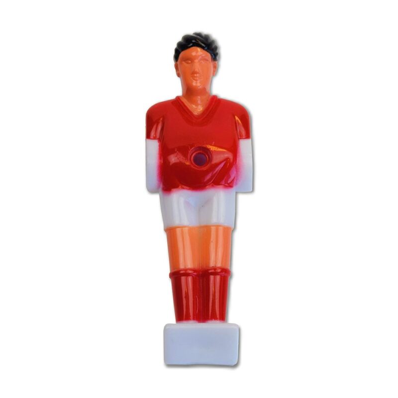 Billaresbalsalobre Jugador Futbolines Plastico Rojo Blanco 13mm 2495.04