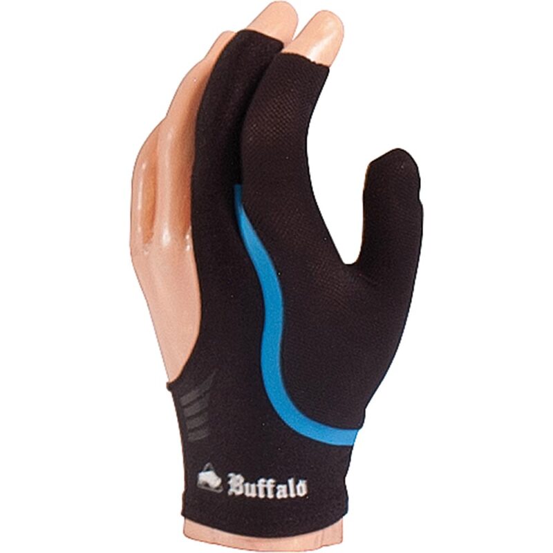Billaresbalsalobre Guante Billar Buffalo Reversible Globe Black Blue M Diestro/Zurdo 3269.362