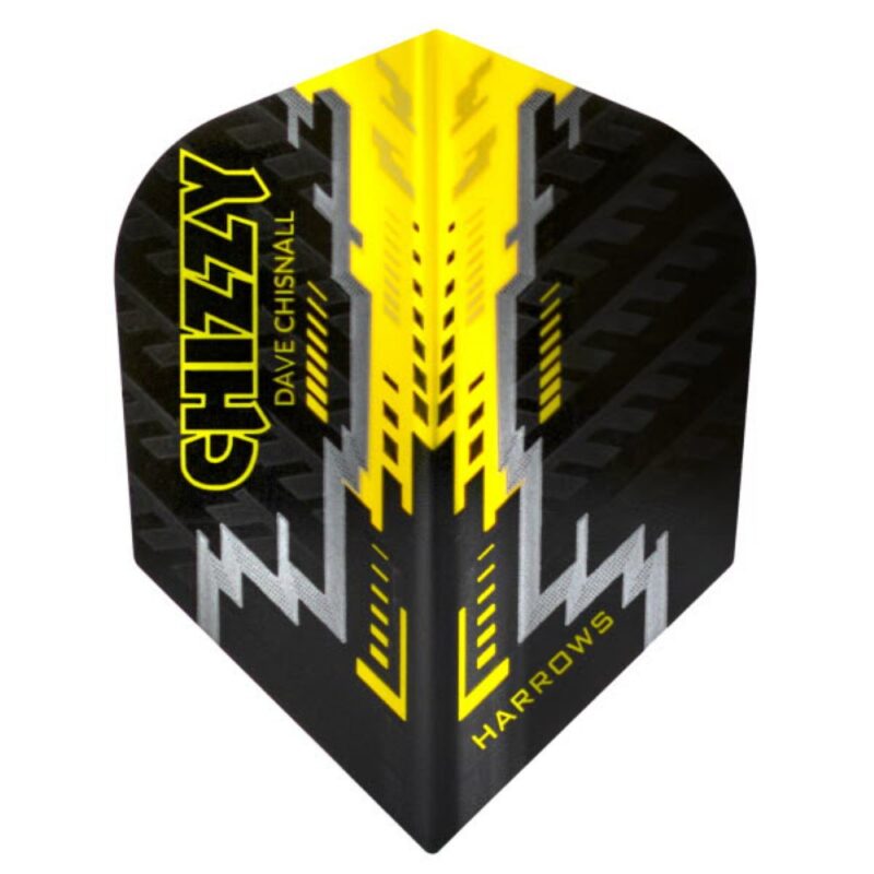 Billaresbalsalobre Plumas Harrows Darts Flights Prime Chizzy Black Yellow  7532 - Imagen 2
