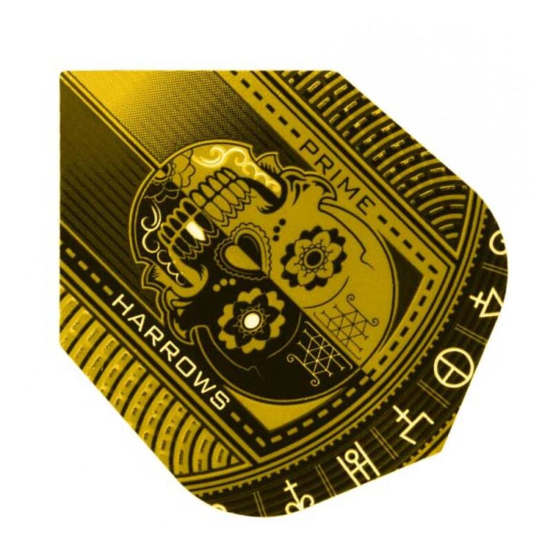 Billaresbalsalobre Plumas Harrows Darts Flights Prime Gold Skull  7526 - Imagen 2
