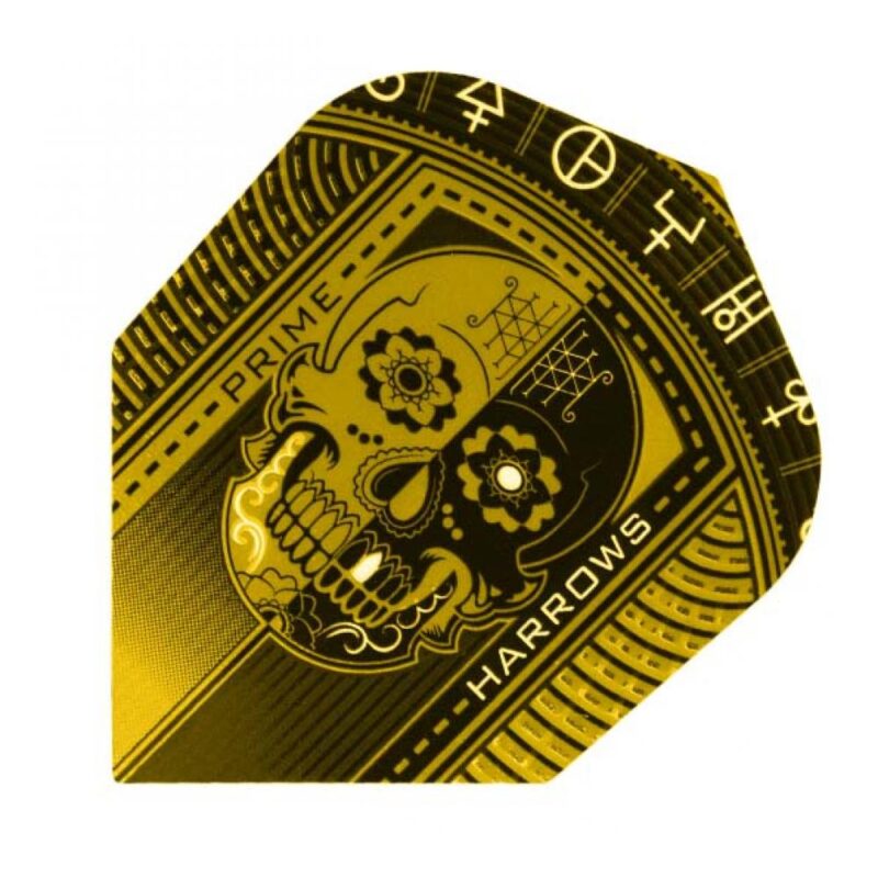 Billaresbalsalobre Plumas Harrows Darts Flights Prime Gold Skull  7526