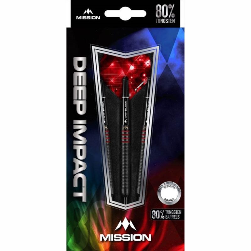 Billaresbalsalobre Dardos Mission ST. Deep Impact 80% M4 Black Blue 19g D9970 - Imagen 4