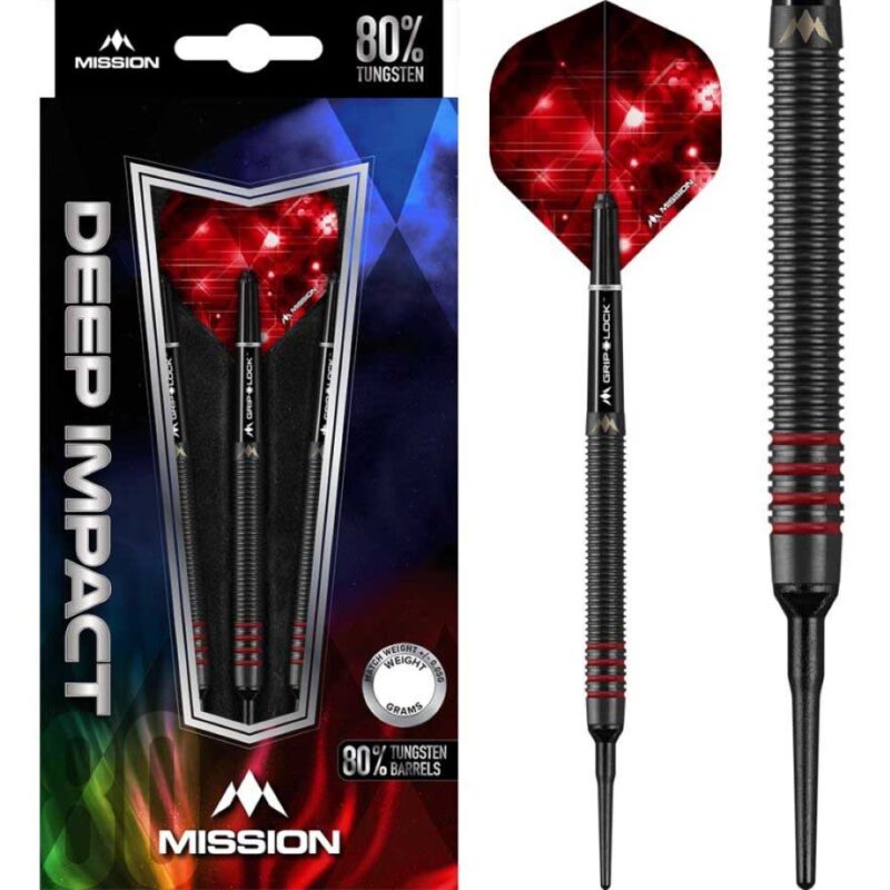 Billaresbalsalobre Dardos Mission ST. Deep Impact 80% M4 Black Blue 19g D9970 - Imagen 5