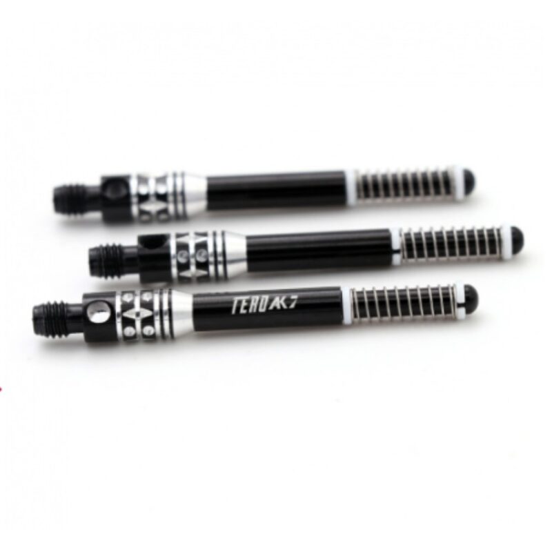 Billaresbalsalobre Cañas Shaft Cuesoul Tero Flights aluminum Black A 25mm  CS-AK7L-1A25 - Imagen 5