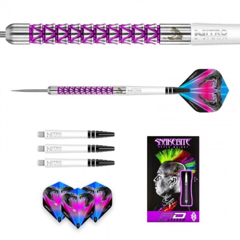 Billaresbalsalobre Dardos Red Dragon Peter Wright Snakebite Vyper S 90% 22g RDD2021 - Imagen 3