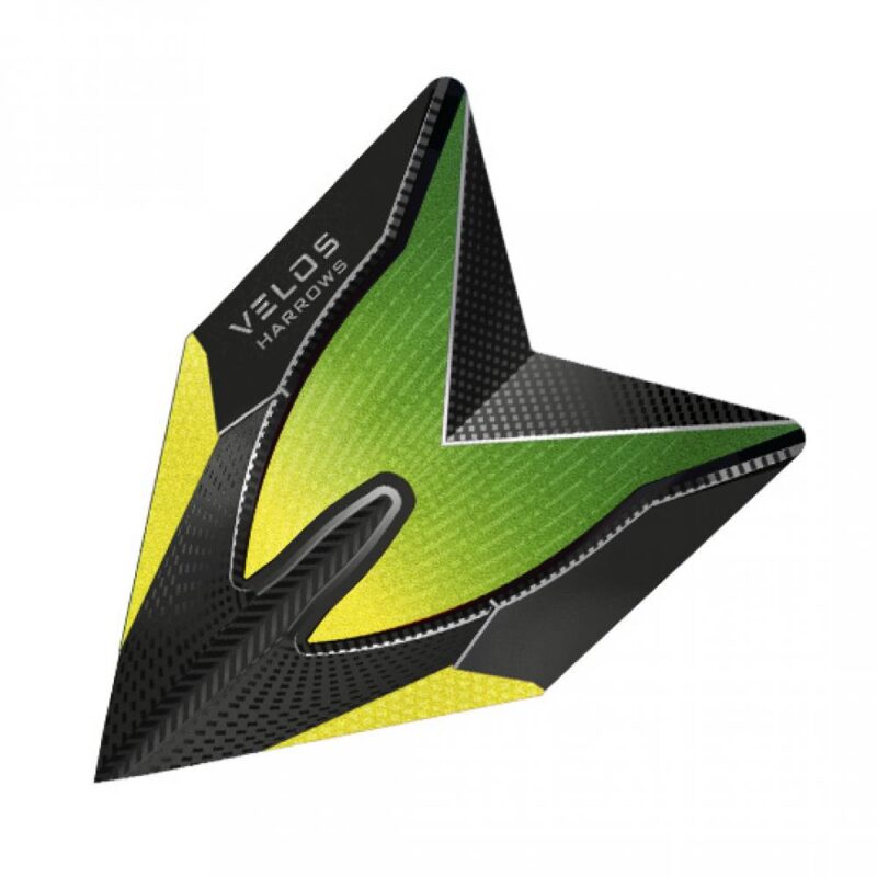Billaresbalsalobre Plumas Harrows Darts Flights Velos Green Yellow  1016