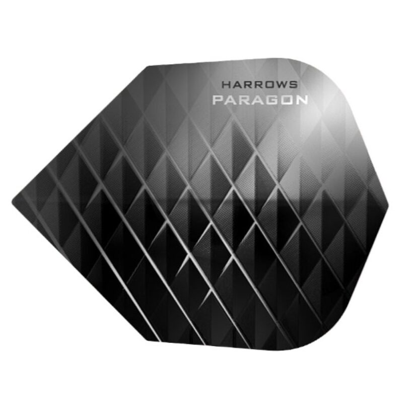 Billaresbalsalobre Plumas Harrows Darts Flights Paragon Black Grey  7604 - Imagen 3