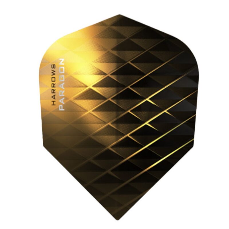 Billaresbalsalobre Plumas Harrows Darts Flights Paragon Black Yellow  7605 - Imagen 2