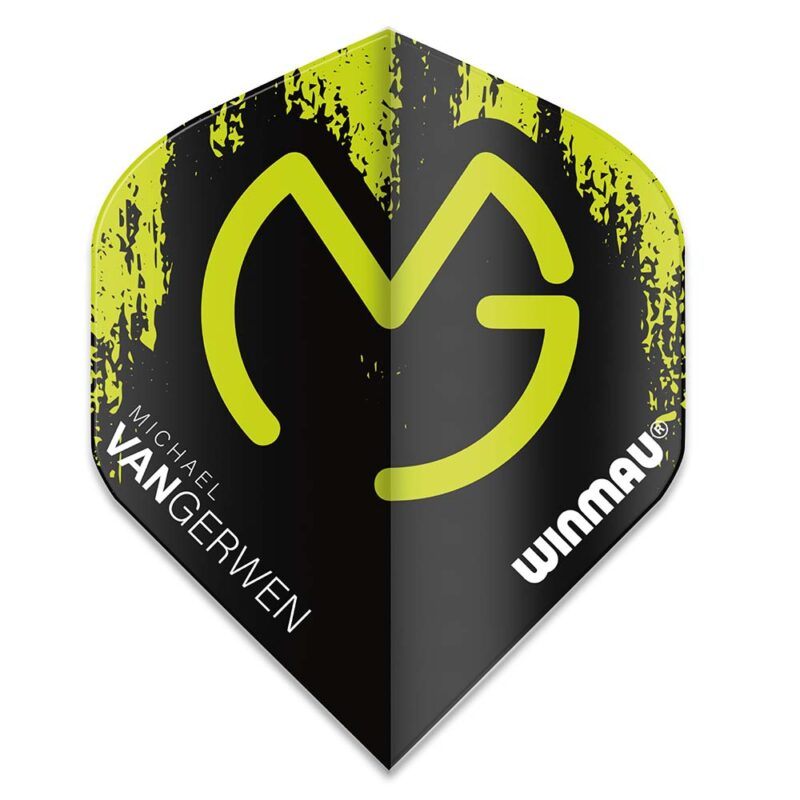 Billaresbalsalobre Plumas Winmau Darts Michael Van Gerwen Mega Std Black Green  6900.234