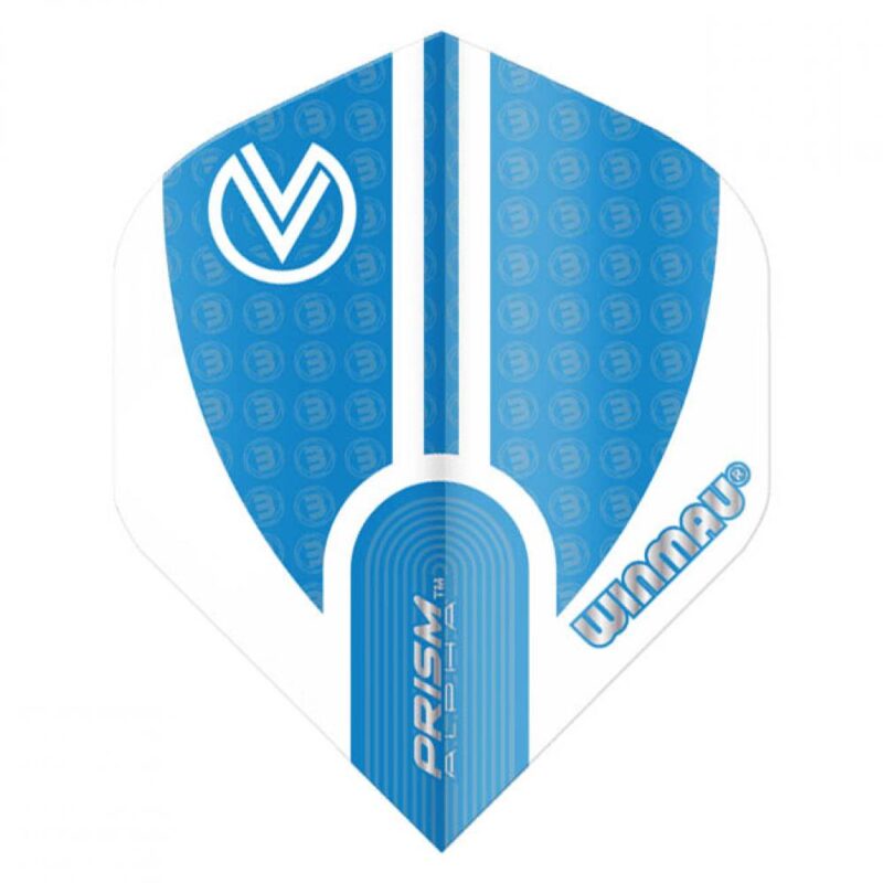 Billaresbalsalobre Plumas Winmau Darts Prism Alpha Vincent van der Voort Blue  White  6915.166