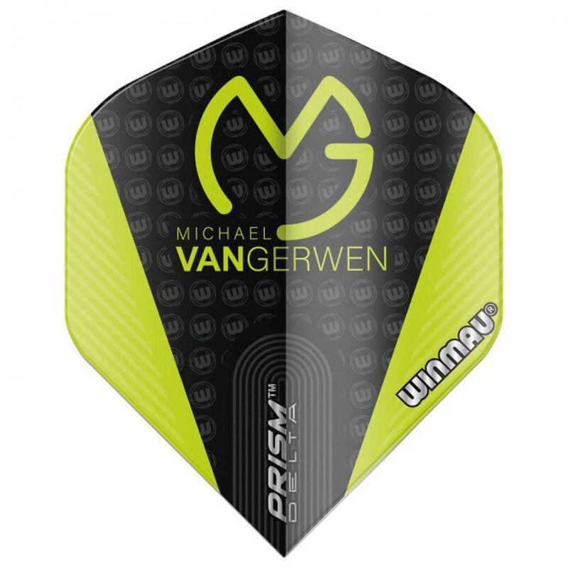 Billaresbalsalobre Plumas Winmau Darts Prism Delta MvG Black Green  6915.207