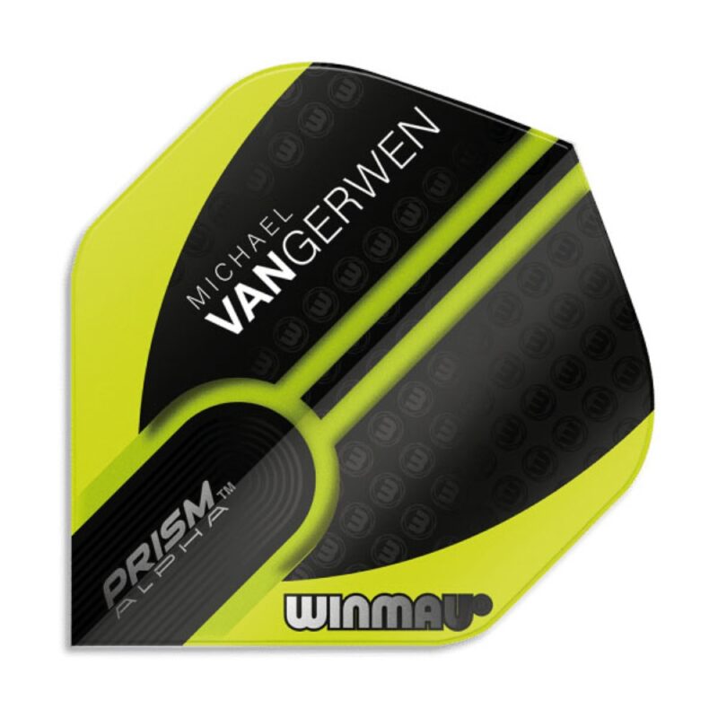 Billaresbalsalobre Plumas Winmau Darts Prism Alpha MvG Green Black  6915.144 - Imagen 2