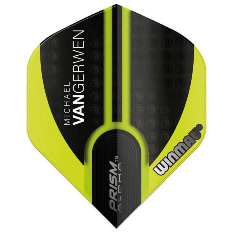 Billaresbalsalobre Plumas Winmau Darts Prism Alpha MvG Green Black  6915.144