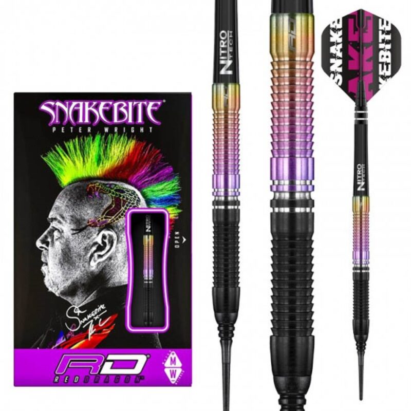 Billaresbalsalobre Dardos Red Dragon Peter Wright Snakebite WC 2020 20g 90% RDD2176 - Imagen 2