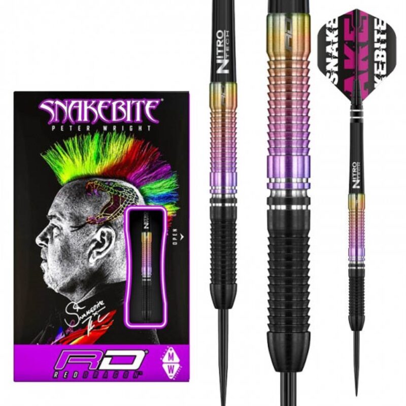 Billaresbalsalobre Dardos Red Dragon Peter Wright Snakebite WC 2020 25g 90% RDD2175 - Imagen 3