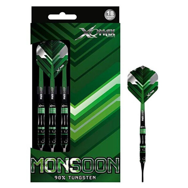 Billaresbalsalobre XQmax Sports Dardos Monsoon 18g 90% QD1103190 - Imagen 3