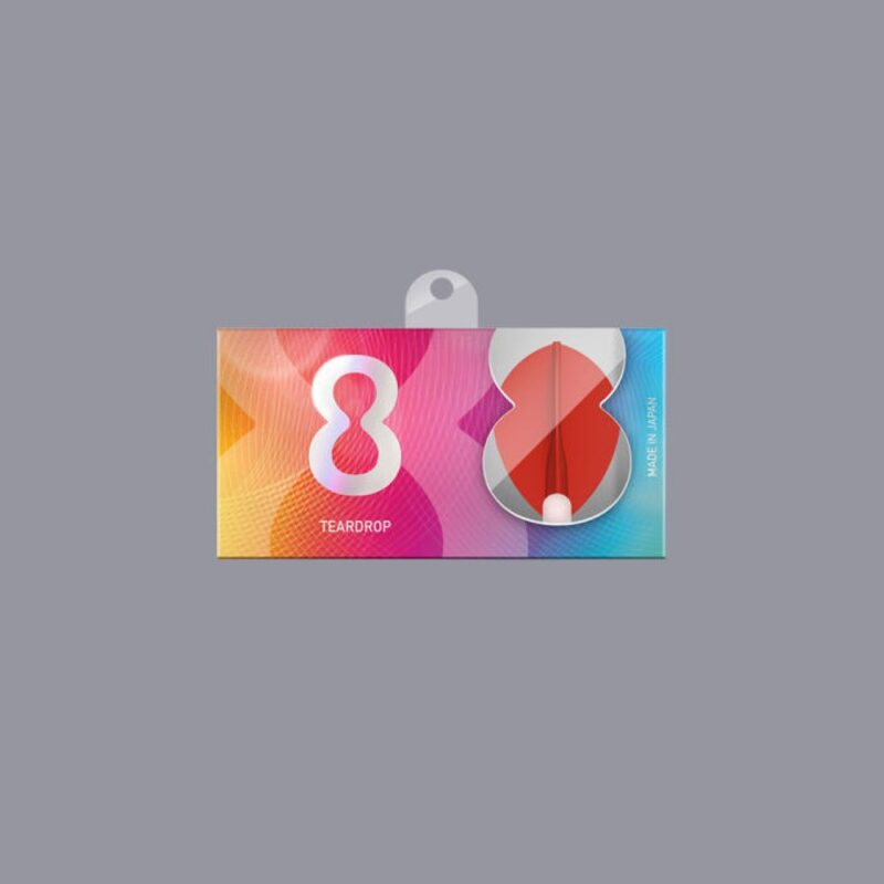 Billaresbalsalobre Plumas Flights 8 Flights Pear Red Set 3 Unit.  400024 - Imagen 3