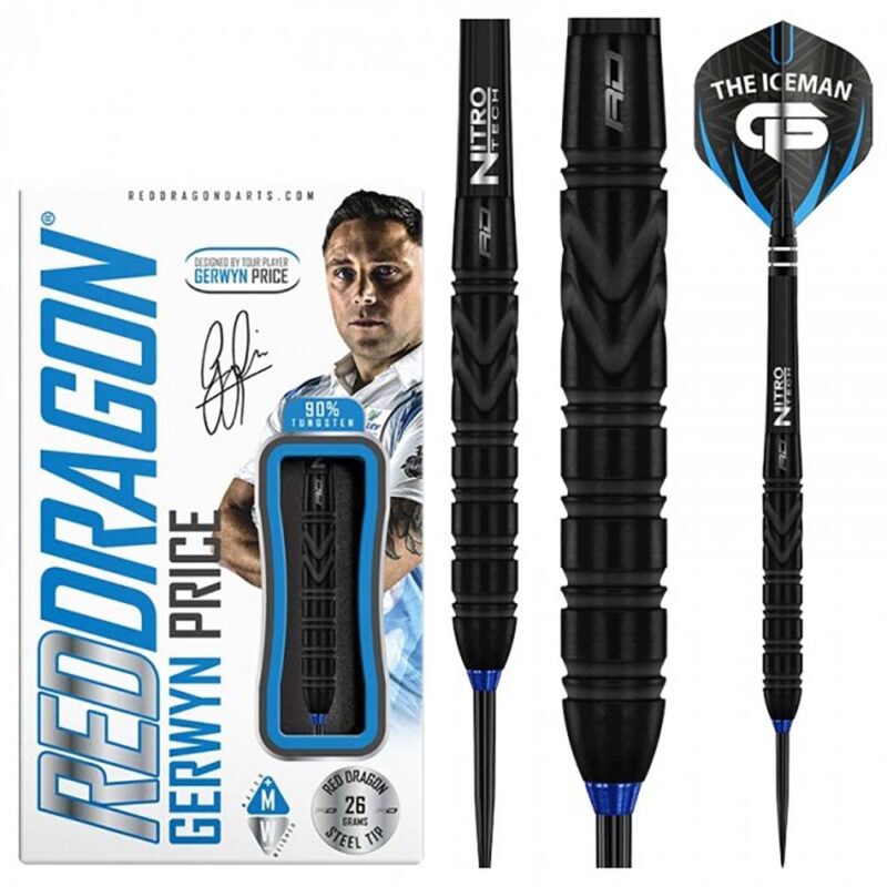 Billaresbalsalobre Dardos Red Dragon Gerwyn Price Black 90% 26g  RDD2162 - Imagen 4