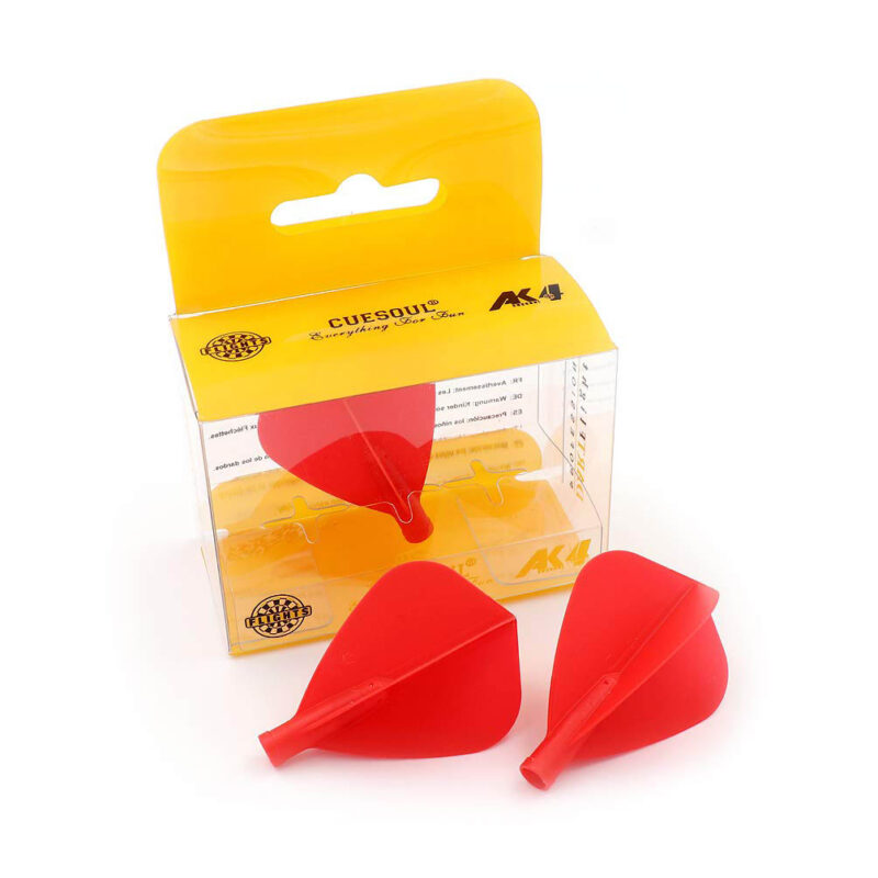 Billaresbalsalobre Plumas Flights Darts Cuesoul Tero AK4 Roja Kite  AK4+3FZYS - Imagen 3