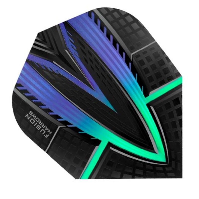 Billaresbalsalobre Plumas Harrows Darts Flights Fusion Blue Greeen  4401.. - Imagen 2