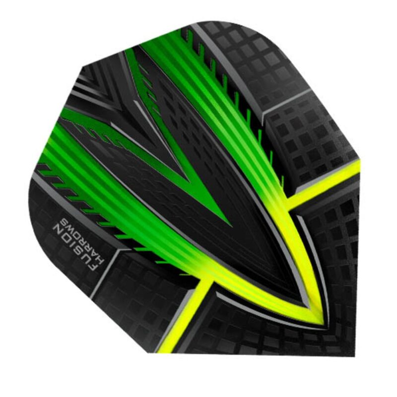 Billaresbalsalobre Plumas Harrows Darts Flights Fusion Green Yellow  4404 - Imagen 2