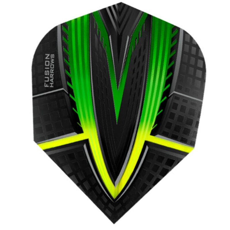 Billaresbalsalobre Plumas Harrows Darts Flights Fusion Green Yellow  4404 - Imagen 3