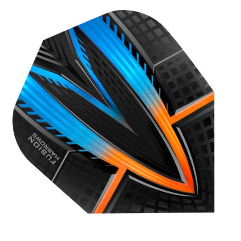 Billaresbalsalobre Plumas Harrows Darts Flights Fusion Aqua Orange  4405.. - Imagen 2