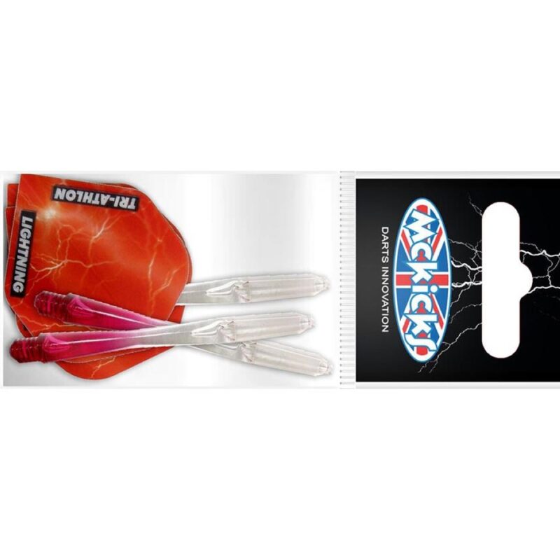 Billaresbalsalobre Sistema Cañas + Pluma Mckicks Thunder Lightning Red Flight Shaft Set MK-35101 - Imagen 3