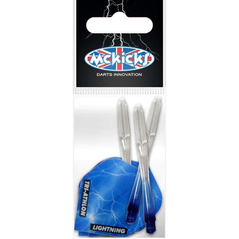 Billaresbalsalobre Sistema Cañas + Pluma Mckicks Thunder Lightning Blue Flight Shaft Set MK-35102 - Imagen 2