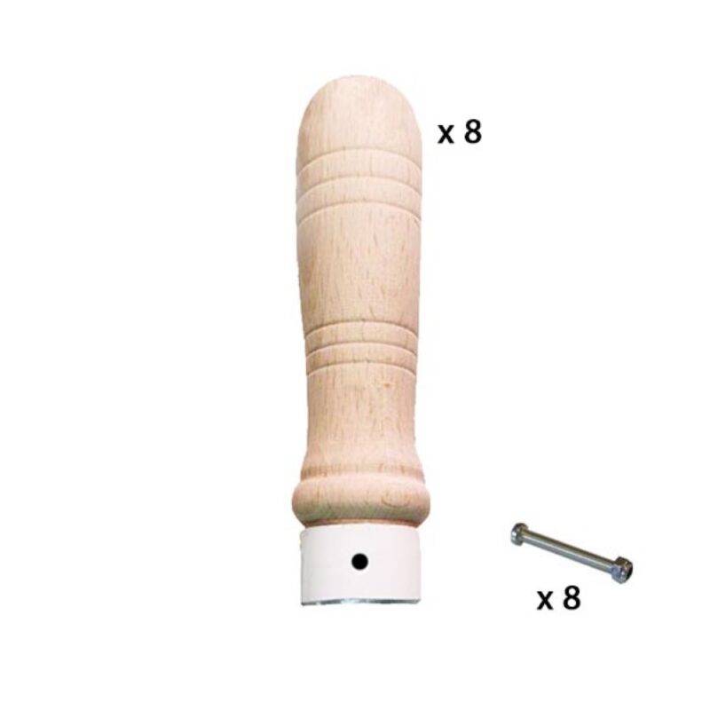 Billaresbalsalobre Pack 8 Puño Futbolin Duguespi para barra 13mm + 8 Tornillos