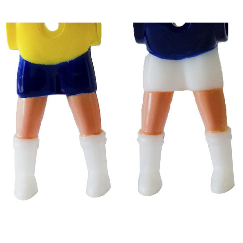 Billaresbalsalobre Jugador Futbolines Plastico Pies Separados 16mm  Brasil Francia 22 unidades PL1001 - Imagen 2