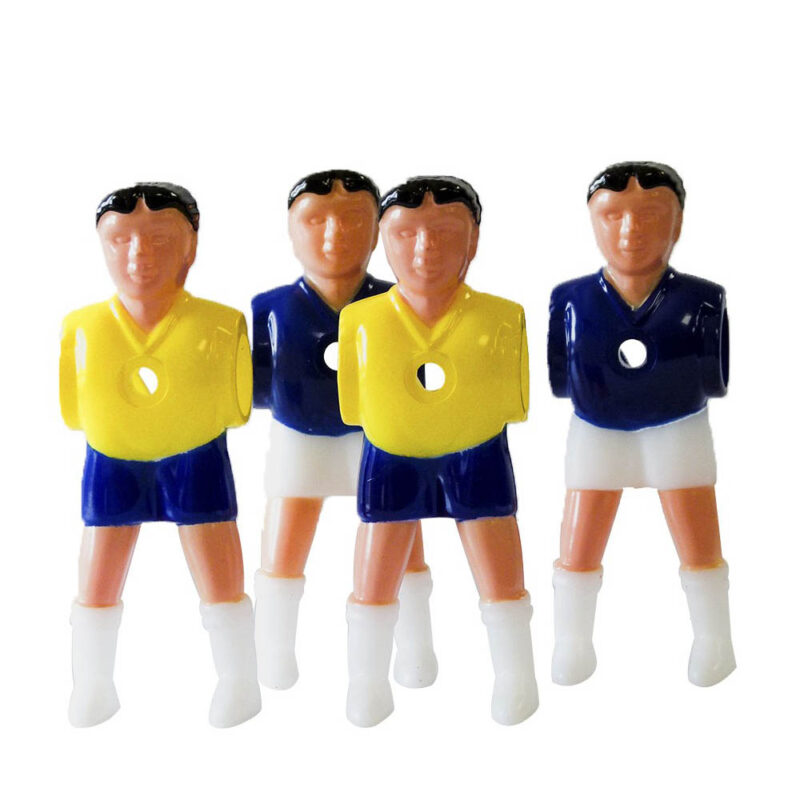 Billaresbalsalobre Jugador Futbolines Plastico Pies Separados 16mm  Brasil Francia 22 unidades PL1001 - Imagen 3