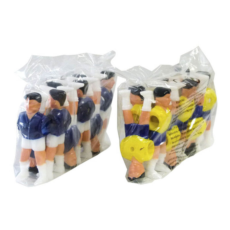 Billaresbalsalobre Jugador Futbolines Plastico Pies Separados 16mm  Brasil Francia 22 unidades PL1001 - Imagen 4