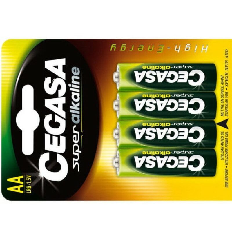 Billaresbalsalobre Pila Cegasa LR6 1.5V AA Super Alkalina 4 unid. 000150 - Imagen 3
