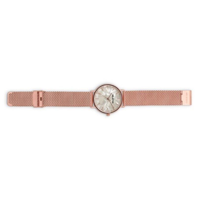Billaresbalsalobre Reloj  Mr. Boho Metallic Rosado Mop Blanco 40mm 00728798 - Imagen 3