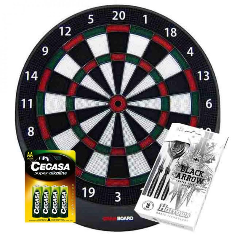 Billaresbalsalobre Pack Diana Electrónica GranBoard Dash Verde + Pilas + Dardos