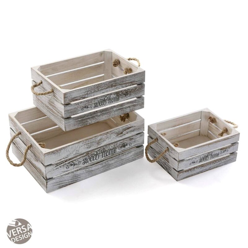 Billaresbalsalobre Set de 3 cajas de madera 20890021