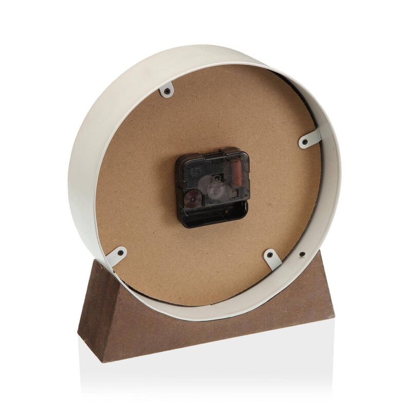 Billaresbalsalobre Reloj mesa metal blanco 20 cm 21110265 - Imagen 2