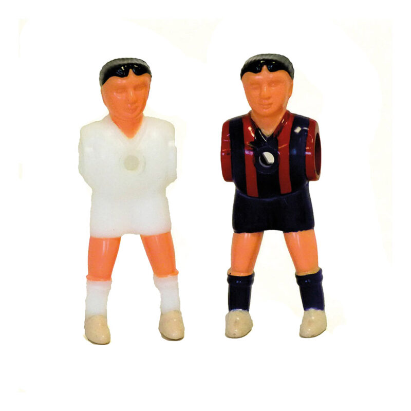 Billaresbalsalobre Jugador Futbolines Plástico Pies Separados Madrid/Barcelona 22 unidades PL1003