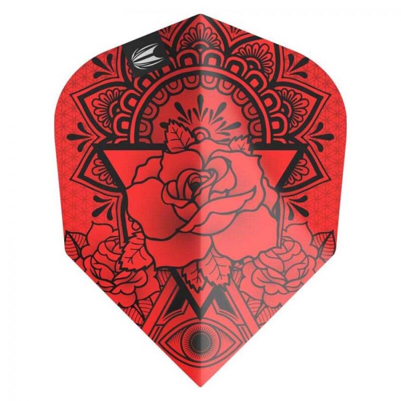 Billaresbalsalobre Plumas Target Darts Flights Ink Pro Red NO6 Shape  335420