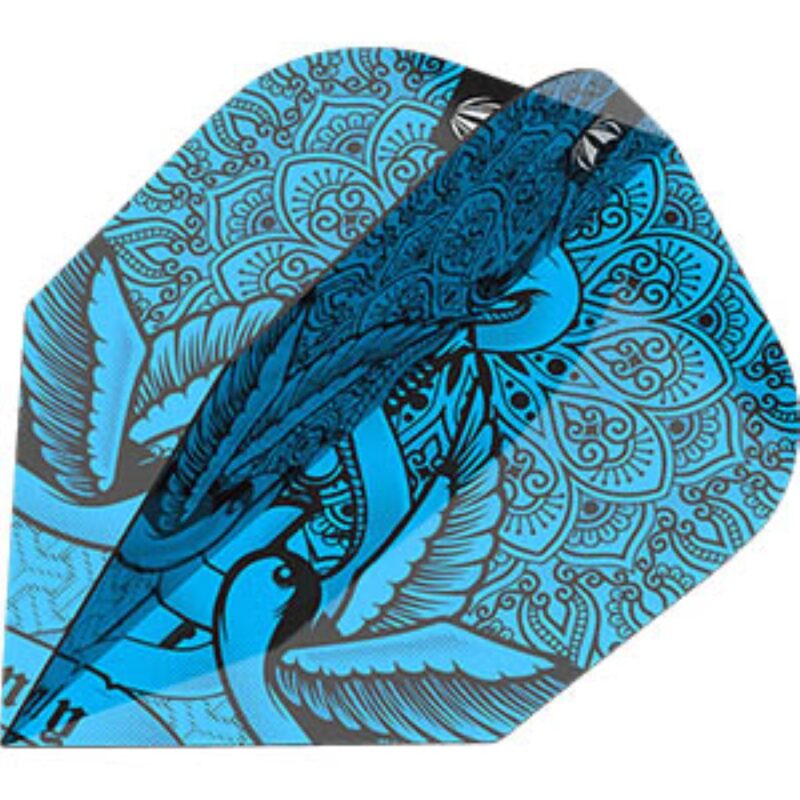 Billaresbalsalobre Plumas Target Darts Flights Ink Pro Blue Ten-X  335470 - Imagen 2