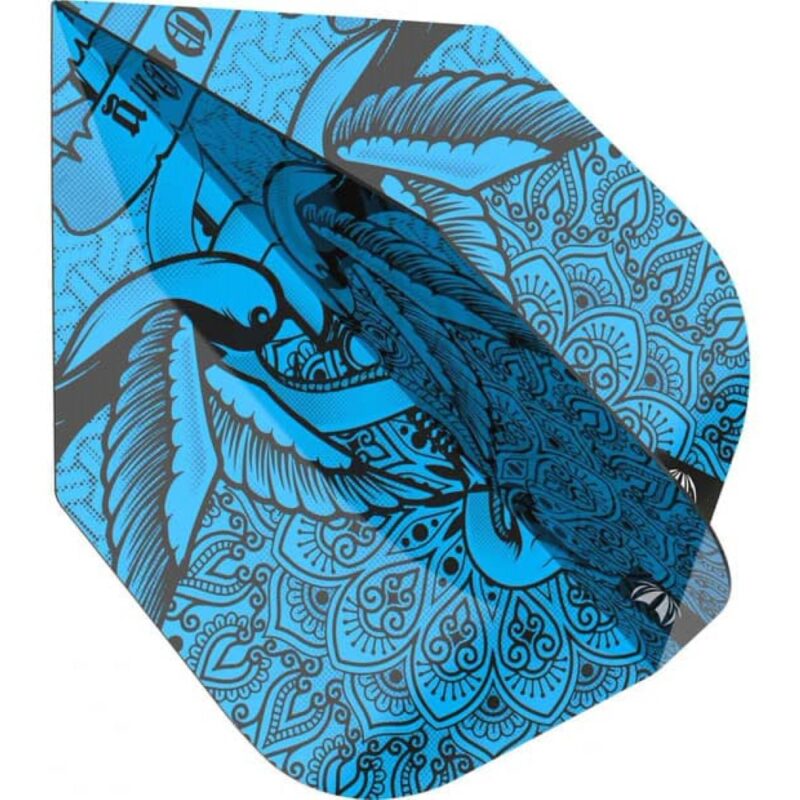 Billaresbalsalobre Plumas Target Darts Flights Ink Pro Blue NO6 Shape  335450 - Imagen 3