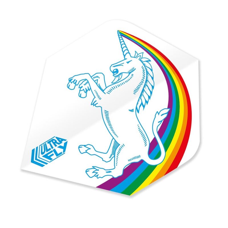Billaresbalsalobre Plumas Unicorn Darts Ultrafly100 Plus Raimbow White  68984