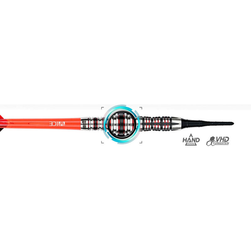 Billaresbalsalobre Dardos One80 Black J 21 03 Soft Tip 90% 19gr 7791 - Imagen 2