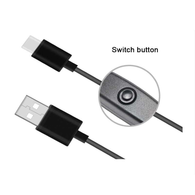 Billaresbalsalobre Cable Usb tipo C de 1 metro con interruptor - Imagen 2