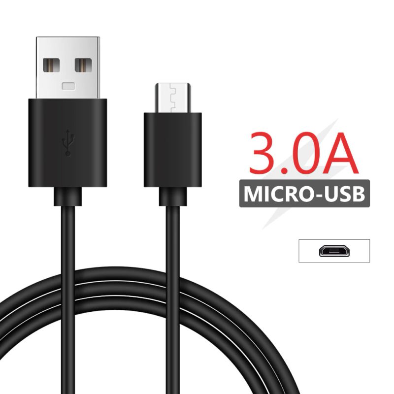 Billaresbalsalobre Cable micro usb de 2m negro - Imagen 2